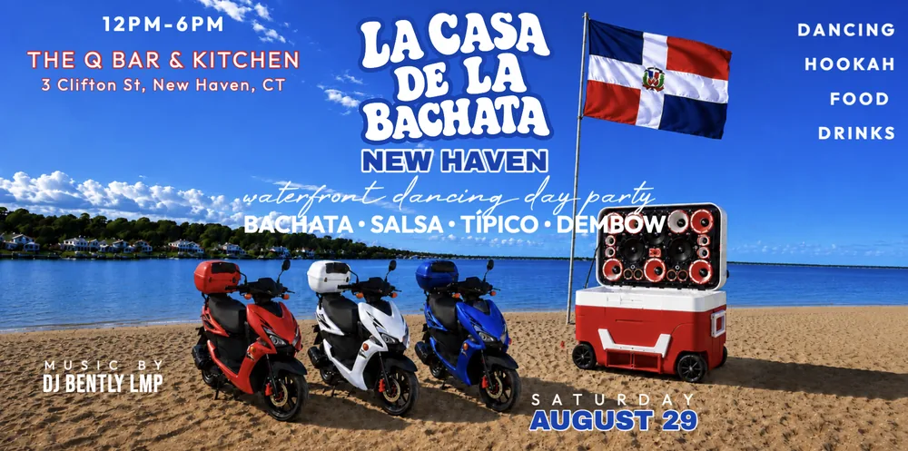 La Casa de la Bachata flyer for New Haven, CT, Aug 29